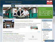 Tablet Screenshot of doublelephantoilpress.com